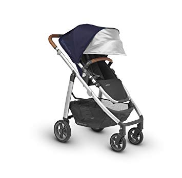 2018 UPPAbaby Cruz Stroller- Taylor (Indigo/Silver/Saddle Leather)