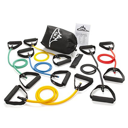 Black Mountain Products New Strong Man Set of 6 Resistance Bands