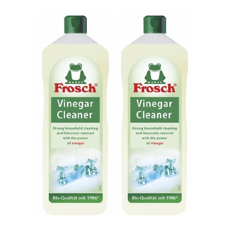Frosch Natural Vinegar Universal All Purpose Cleaner, 1000 ml (Pack of 2)