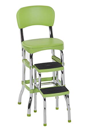 Cosco Green Retro Counter Chair / Step Stool