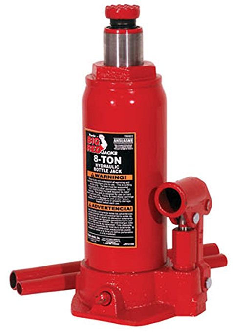 Torin Big Red T90803B Hydraulic Bottle Jack, 8 Ton Capacity