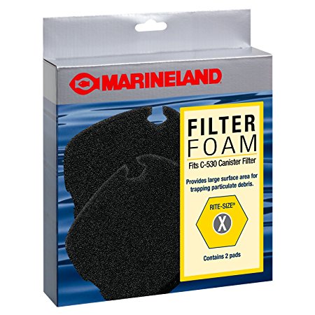 Marineland Filter Foam for Canister Filters, 2-Count