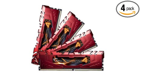 G.SKILL Ripjaws 4 series 16GB (4 x 4GB) 288-Pin DDR4 3000 (PC4 24000) F4-3000C15Q-16GRR