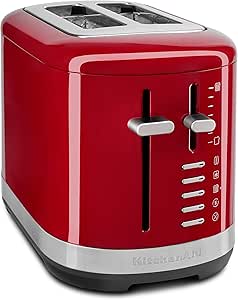 KitchenAid 2 Slice Automatic Toaster with Extra Wide Slots KMT2109ER, Empire Red