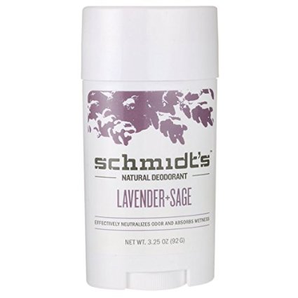 Schmidt's Deodorant - Lavender   Sage Stick (3.25 oz.; Odor Protection & Wetness Relief; Aluminum-Free)