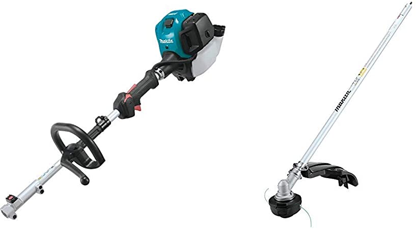 Makita EX2650LH 25.4 cc MM4 4-Stroke Couple Shaft Power Head and EM405MP String Trimmer Couple Shaft Attachment