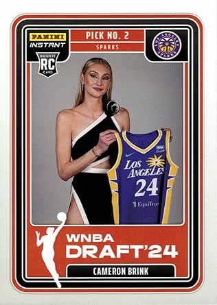 2024 Panini Instant Draft Night WNBA Basketball #DN-2 Cameron Brink Rookie Card Sparks - Only 2,221 made!