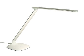 Desk Lamp & Reading Light; 27 Bright LED Lights Is Great Piano Table Lamps, College Student, Kids & Teens Hobby. Silver lamp with touch sensitive dimming controls, adjustable, and folding design