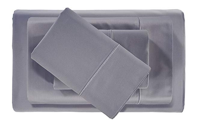 Chateau Home Collection Hotel Collection! Luxury Sheets on Amazon Top Seller in Bedding! - Blockbuster Sale: Todays Special - Luxury 1000 Thread Count 100% Egyptian Cotton Sheet Set, King - Charcoal