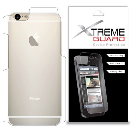 XtremeGuardTM BACK ONLY Screen Protector for Apple iPhone 6 Plus (5.5") (Ultra Clear)