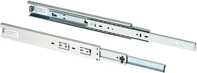 Shop Fox D3034 26-Inch Full Extension Drawer Slide 100-Pound Capacity Side Mount, Pair