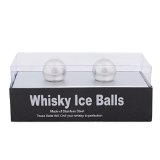 Whisky Ice Balls - Whiskey Chillers - Wine Chillers - Made of Stainless Steel Set of 2