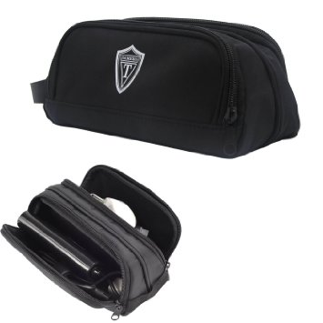 Damero Black Universal Charger Carry Case  Electronics Accessories Travel Organizer Medium