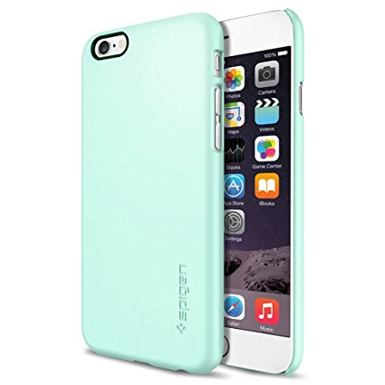 Spigen Thin Fit iPhone 6 Case / iPhone 6s Case with SF Coated Non Slip Matte Surface Thin Case for Apple iPhone 6S / iPhone 6 - Mint