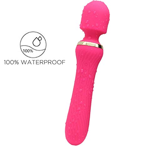 Super Vibratοr Portable Massage Stick Massager Travel Body Massage Sticks Tools for Relieve Muscle Soreness, Cramps, and Lactic Acid Buildup (AB-018Pink)