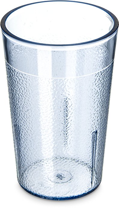 Carlisle 5501-8154 Stackable Shatter-Resistant Plastic Tumbler, 5 oz., Blue (Pack of 6)