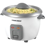 BLACKDECKER RC3406 3-Cup Dry6-Cup Cooked Rice Cooker White