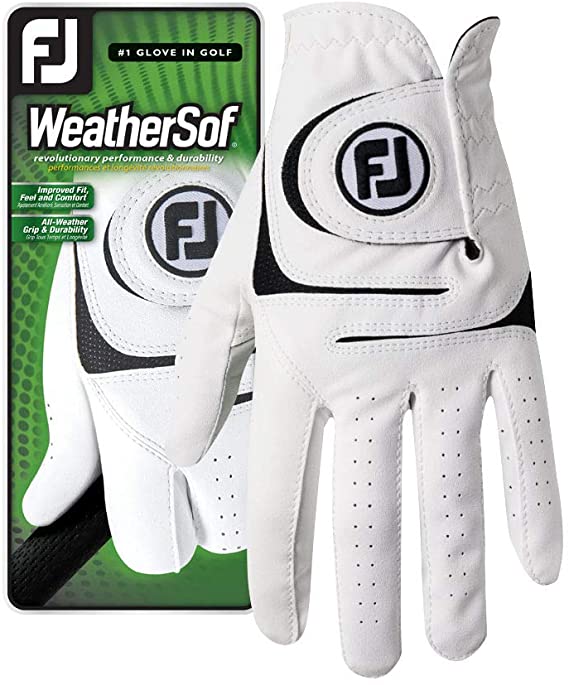 FootJoy Men's WeatherSof Golf Glove (White)