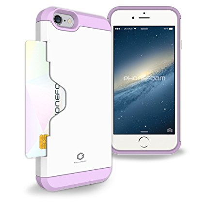 Phonefoam Golf Fit Case for Apple Iphone 6 / 6s (4.7) - White Purple