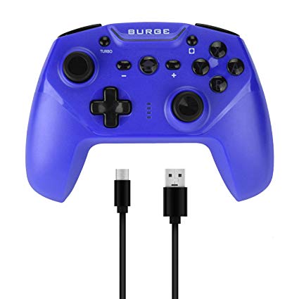 Surge Switchpad Pro Wireless Controller For Nintendo Switch - Blue