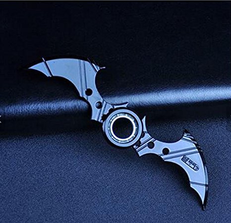 Batarang Fidget Spinner Ring Alloy Tri Spinner ADHD Anti-Autism Kids Toy Great Quality