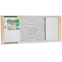 Marvin Adjustable Window Screen 10" H, Extends 21" To 37" Steel Charcoal Extends 21" To 37"