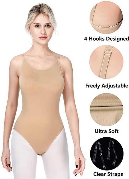 MOLLDAN Women Undergarments for Girls Dance Ballet Leotard Dancewear