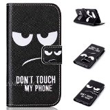 Nexus 5X CaseGoogle Nexus 5X Case AMCHOICETM PU Leather Individual And ClassicalDont Touch Me Wallet Case For Google Nexus 5X Free StylusCleaning Cloth