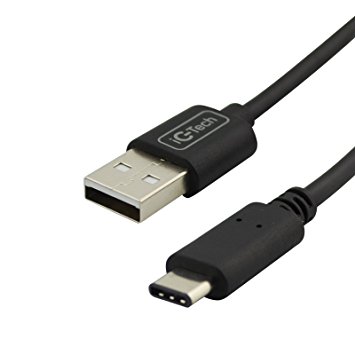 iC-Tech (3.3ft/1m) USB Type C Cable, Male to Standard Type A USB 2.0 Male (Spec Compliant) Data Cable for LG G5, Nexus 5X, Nexus 6P, OnePlus 2, New Macbook, Apple TV and Other Type-C Supported Devices - Black