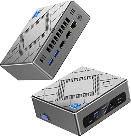 Mini PC Windows 11 Pro, Intel i7 10810U (up to 4.9 GHz) Mini Computers 16GB DDR4 512G M.2 2280 SSD, 6 Cores 12 Thread Small Desktop Computers WiFi5/BT4.2/USB3.0/4K HDMI VGA, Support Auto Power On