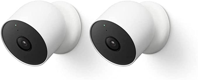 Google Nest Cam (Outdoor or Indoor, Battery) - 2 Pack