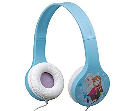 Disney Frozen Kid Friendly Headphones with Kids Friendly Volume to Protect Hearing