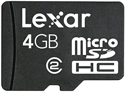 Lexar micro SDHC 4GB Flash Memory Card LSDMI4GBASBNA