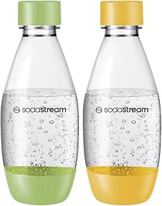 SodaStream Kunststofflasche |0,5L |BPA-frei|grün & gelb |2er-Pack