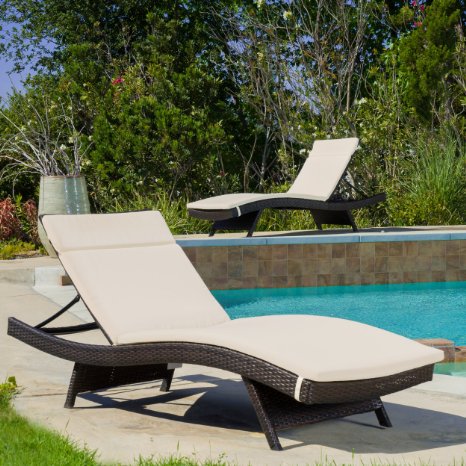 80"x27.5" Off-White Cushion Pads For Outdoor Chaise Lounge Chairs (set of 2)