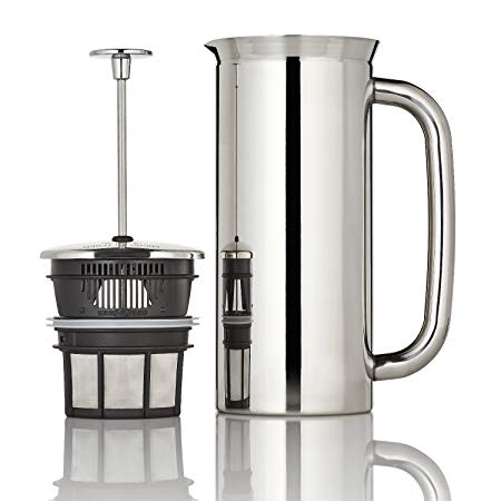 Espro 1018C2 P7 French press, 18 Ounce, Polished Stainless Steel