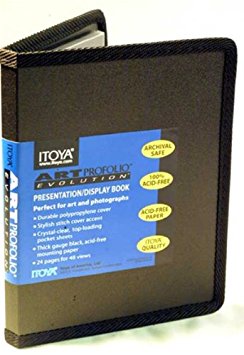 Itoya Art Portfolio Evolution 8 x 10" for Art and Photos, 24 Pages for 48 Views