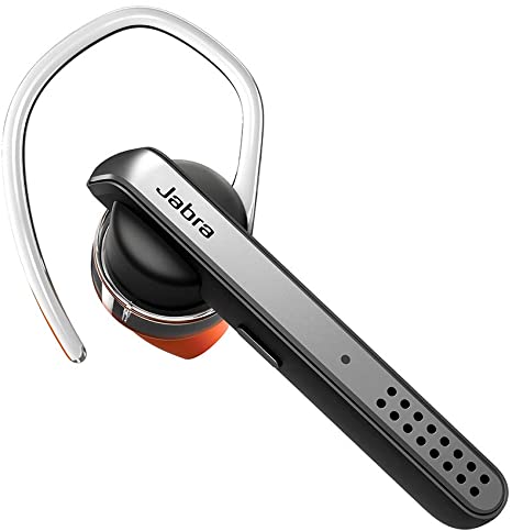 Jabra Talk 45 Mono Wireless Bluetooth Portable Headset for Calls and One Touch Voice Assistant - Silver