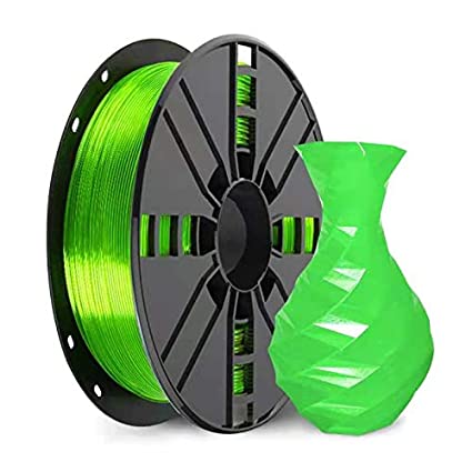 PETG Filament 1.75mm, NOVAMAKER Clear Green PETG 3D Printer Filament, 1kg Spool(2.2lbs), Dimensional Accuracy  /- 0.02mm, Fit Most FDM Printer