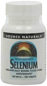 Source Naturals Selenium 100mcg, 100 Tablets