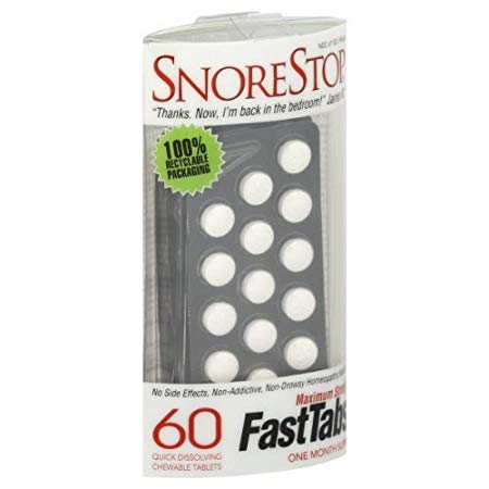 SnoreStop FastTabs Chewable Tablets Maximum Strength - 60 ct