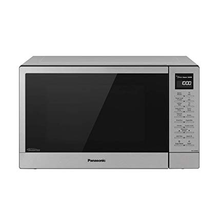 Panasonic Compact Microwave Oven with 1200 Watts of Cooking Power, Sensor Cooking, Popcorn Button, Quick 30sec and Turbo Defrost - NN-SN68KS - 1.2 cu. ft (Stainless Steel / Silver)