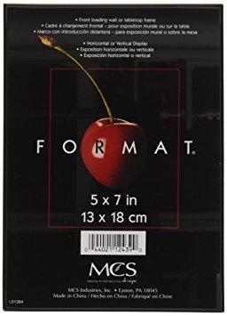 MCS 5" x 7" Picture Frame - Black