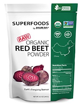 MRM Raw Organic Red Beet Powder, 8.5 Ounce