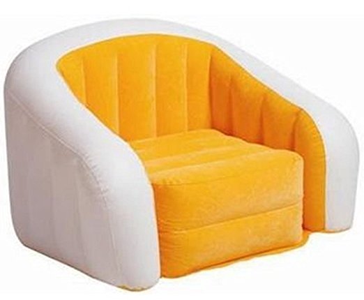 Intex Orange Inflatable Cafe Club Chair