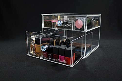 Minchee Dream Collection - 2 Drawer Makeup Organizer