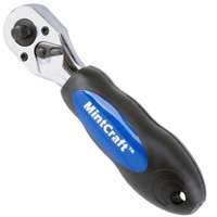 MINTCRAFT 900060 Stubby Ratchet with 1/4 and 3/8-Inch Drive