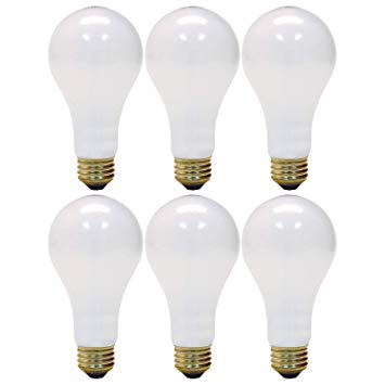 GE Lighting 97763 50/100/150-Watt 615/1540/2155-Lumen A21 3-Way Light Bulb, Soft White, 6-Pack