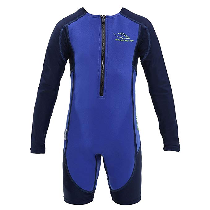 Aqua Sphere Kid's Stingray HP Core Warmer Long Sleeve Swimsuit - 2017