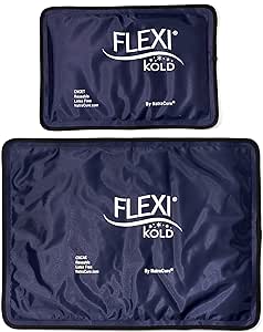 FlexiKold Standard and Half Size Gel Ice Cold Packs - Sizes: Large and Small